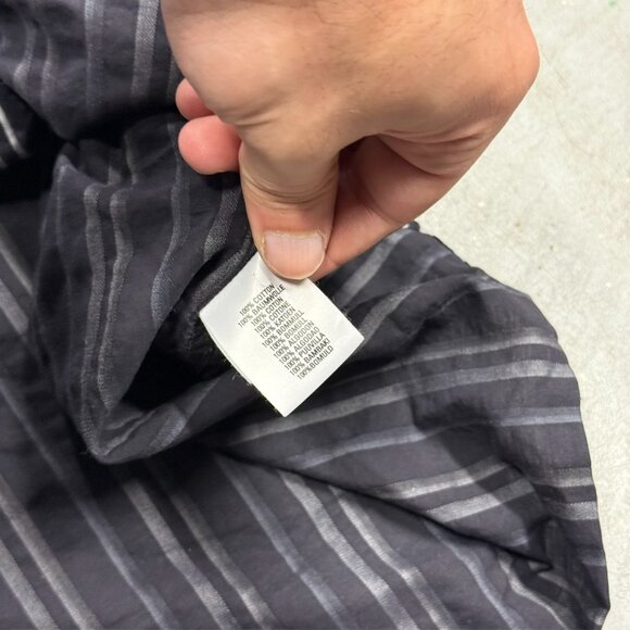 Burberry London Dress Shirt Made in UK Striped Long Sleeve 43 17 XL - Picture 10 of 10